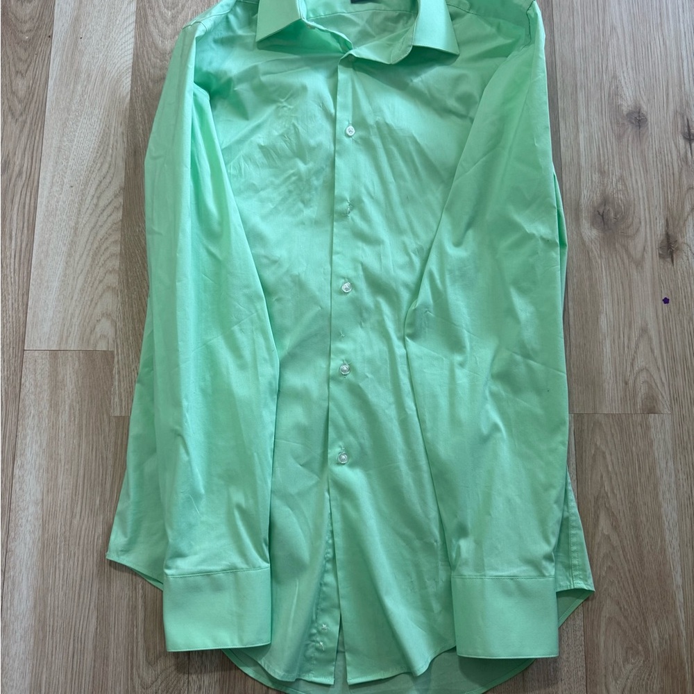 Madison Light Green Dress Shirt